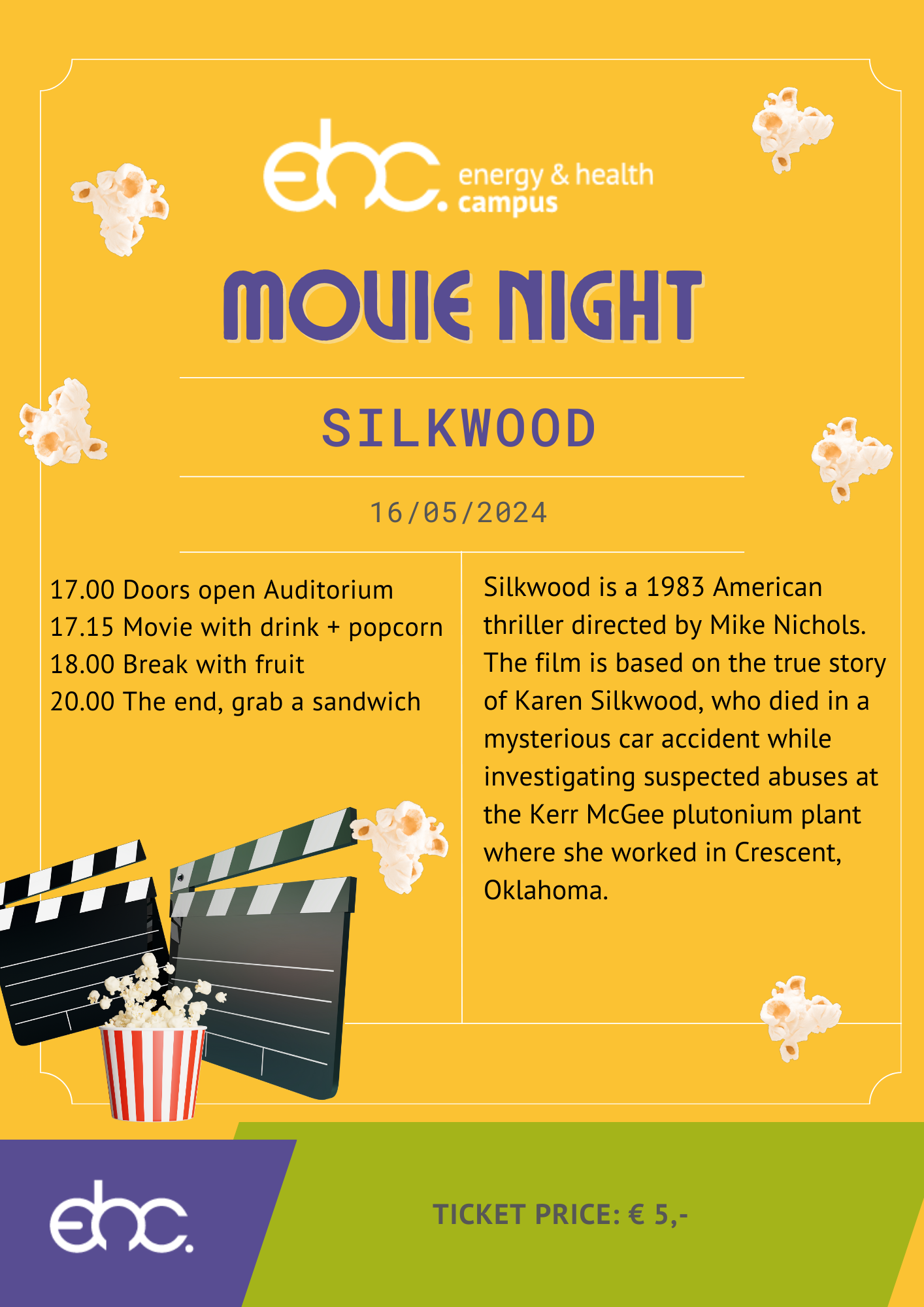 Campus Movie night 16 mei Campus Movie Night