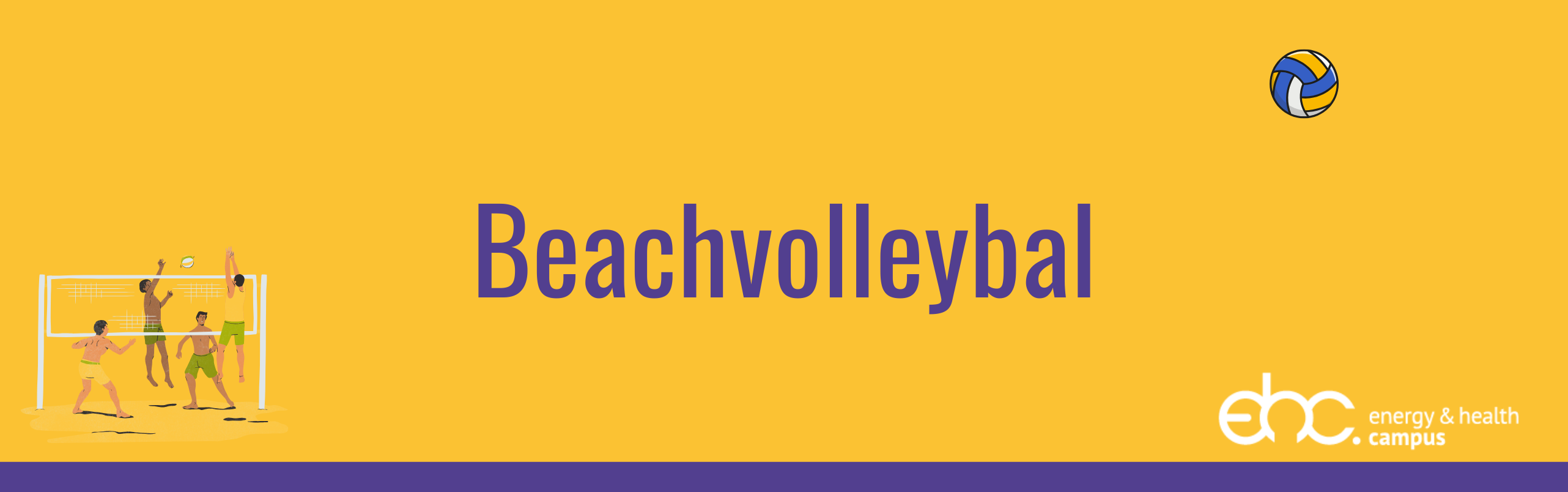 Banner Beachvolleybal